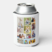 Creëer Uw eigen 12 fotocollage Blikjeskoeler (Blikje Achterkant)