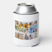 Creëer Uw eigen 12 fotocollage Blikjeskoeler (Blikje Achterkant)