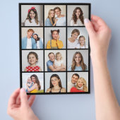 Creëer Uw eigen 12 fotocollage Flyer (Hand)