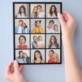 Creëer Uw eigen 12 fotocollage Flyer (Hand)