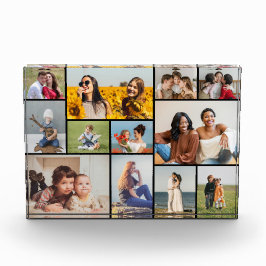 Creëer Uw eigen 12 fotocollage fotoblok