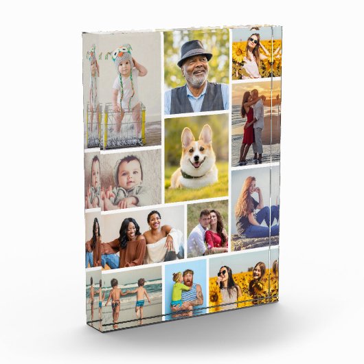 Creëer Uw eigen 12 fotocollage fotoblok (Links)