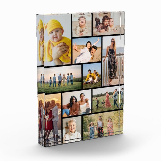 Creëer Uw eigen 12 fotocollage Fotoblokken (Links)