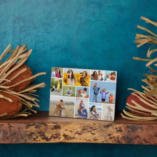 Creëer Uw eigen 12 fotocollage Fotoplaat (Zijkant)