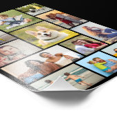 Creëer Uw eigen 12 Fotocollage Fotouitbreiding Foto Afdruk (Hoek)