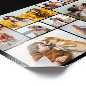 Creëer Uw eigen 12 Fotocollage Fotouitbreiding Foto Afdruk (Hoek)