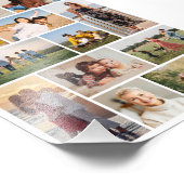 Creëer Uw eigen 12 Fotocollage Fotouitbreiding Foto Afdruk (Hoek)