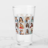 Creëer Uw eigen 12 fotocollage Glas (Voorkant)