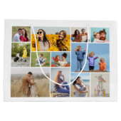 Creëer Uw eigen 12 fotocollage Groot Cadeauzakje (Achterkant)