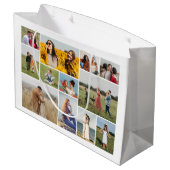 Creëer Uw eigen 12 fotocollage Groot Cadeauzakje (Achterkant Gekanteld)