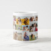 Creëer Uw eigen 12 fotocollage Grote Koffiekop (Voorkant)