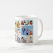 Creëer Uw eigen 12 fotocollage Koffiemok (Voorkant rechts)