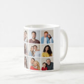 Creëer Uw eigen 12 fotocollage Koffiemok (Voorkant rechts)