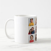 Creëer Uw eigen 12 fotocollage Koffiemok (Links)