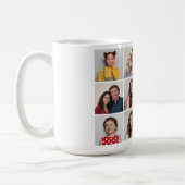 Creëer Uw eigen 12 fotocollage Koffiemok (Links)