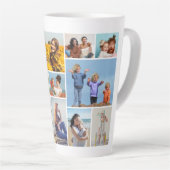 Creëer Uw eigen 12 fotocollage Latte Mok (Rechterhoek)