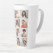 Creëer Uw eigen 12 fotocollage Latte Mok (Rechterhoek)