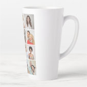 Creëer Uw eigen 12 fotocollage Latte Mok (Rechts)