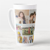 Creëer Uw eigen 12 fotocollage Latte Mok (Linkerhoek)