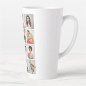 Creëer Uw eigen 12 fotocollage Latte Mok (Rechts)