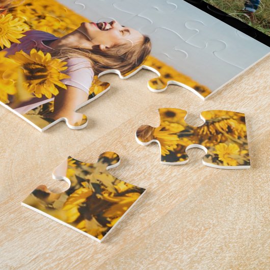 Creëer Uw eigen 12 fotocollage Legpuzzel (Zijkant)