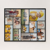 Creëer Uw eigen 12 fotocollage Legpuzzel (Horizontaal)