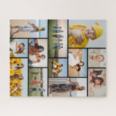 Creëer Uw eigen 12 fotocollage Legpuzzel (Horizontaal)
