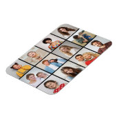 Creëer Uw eigen 12 fotocollage Magneet (Linkerzijde)