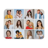 Creëer Uw eigen 12 fotocollage Magneet (Horizontaal)
