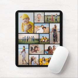 Creëer Uw eigen 12 fotocollage Muismat