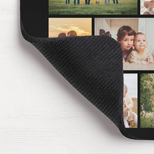 Creëer Uw eigen 12 fotocollage Muismat (Hoek)