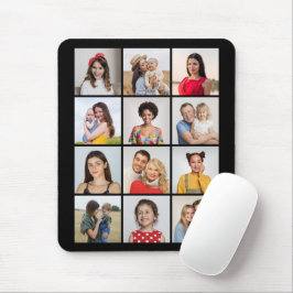 Creëer Uw eigen 12 fotocollage Muismat