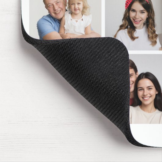 Creëer Uw eigen 12 fotocollage Muismat (Hoek)