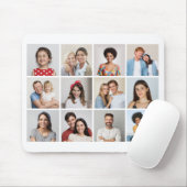 Creëer Uw eigen 12 fotocollage Muismat (Met muis)