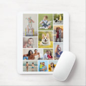 Creëer Uw eigen 12 fotocollage Muismat (Met muis)