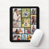 Creëer Uw eigen 12 fotocollage Muismat (Met muis)