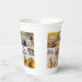 Creëer Uw eigen 12 fotocollage Papieren Bekers (Links)