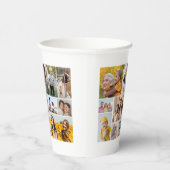 Creëer Uw eigen 12 fotocollage Papieren Bekers (Rechts)