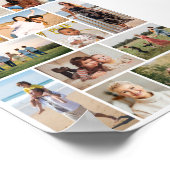 Creëer Uw eigen 12 fotocollage Poster (Hoek)