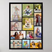 Creëer Uw eigen 12 fotocollage Poster (Voorkant)