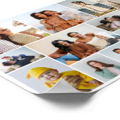 Creëer Uw eigen 12 fotocollage Poster (Hoek)
