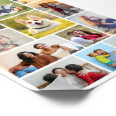 Creëer Uw eigen 12 fotocollage Poster (Hoek)