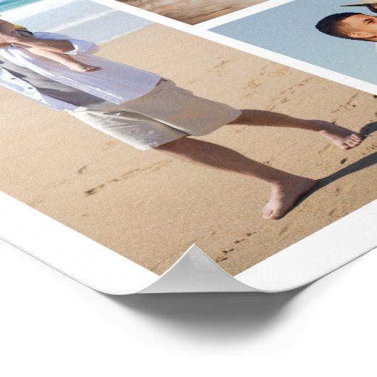 Creëer Uw eigen 12 fotocollage Poster (Hoek)