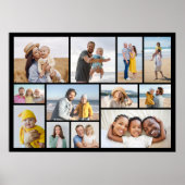 Creëer Uw eigen 12 fotocollage Poster (Voorkant)