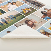 Creëer Uw eigen 12 fotocollage Sherpa Deken (3/4)