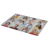 Creëer Uw eigen 12 fotocollage Snijplank (Hoek)