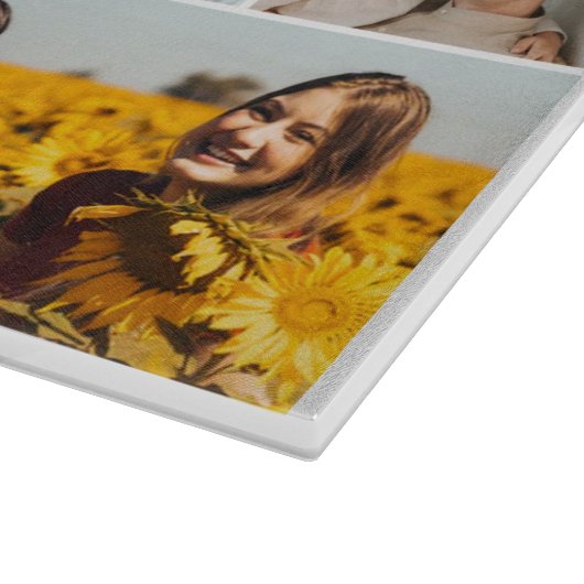 Creëer Uw eigen 12 fotocollage Snijplank (Hoek)