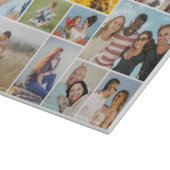 Creëer Uw eigen 12 fotocollage Snijplank (Hoek)