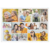 Creëer Uw eigen 12 fotocollage Tafelkleed (Voorkant (Horizontaal))