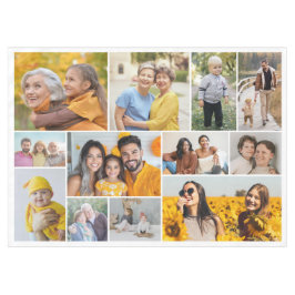 Creëer Uw eigen 12 fotocollage Tafelkleed
